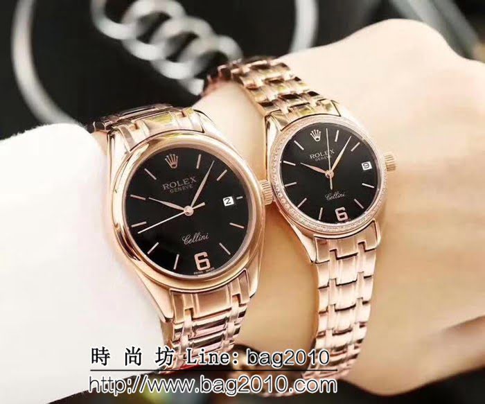 勞力士ROLEX 316L精鋼表殼 全自動機械 情侶腕表 WSS3280